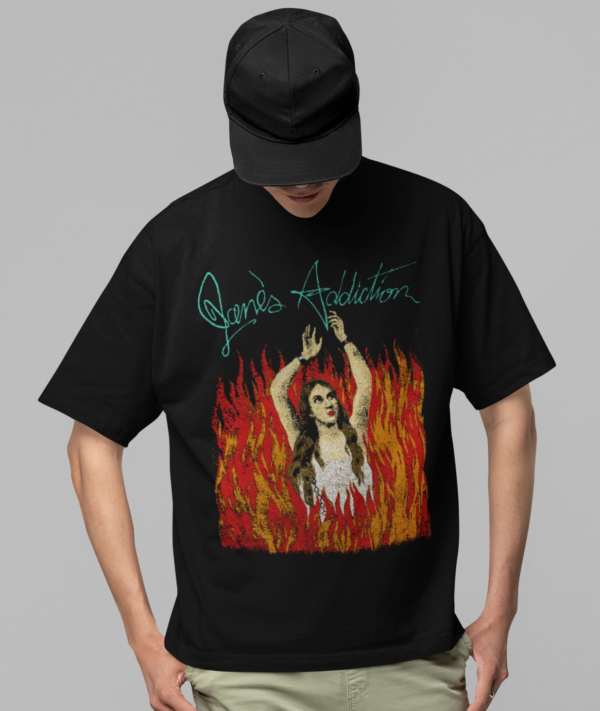 Janes Addiction Janes Addiction - Flames Jumbo Print T-Shirt