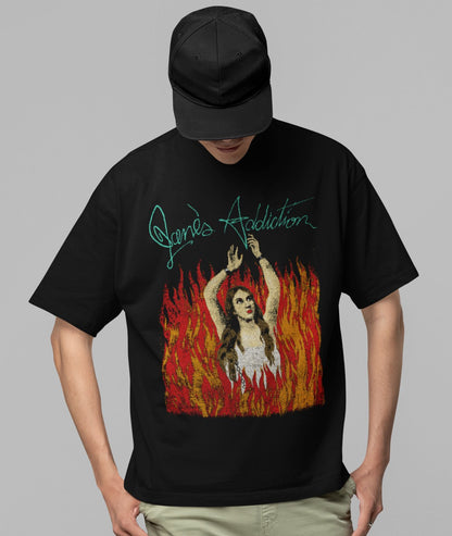 Janes Addiction Janes Addiction - Flames Jumbo Print T-Shirt