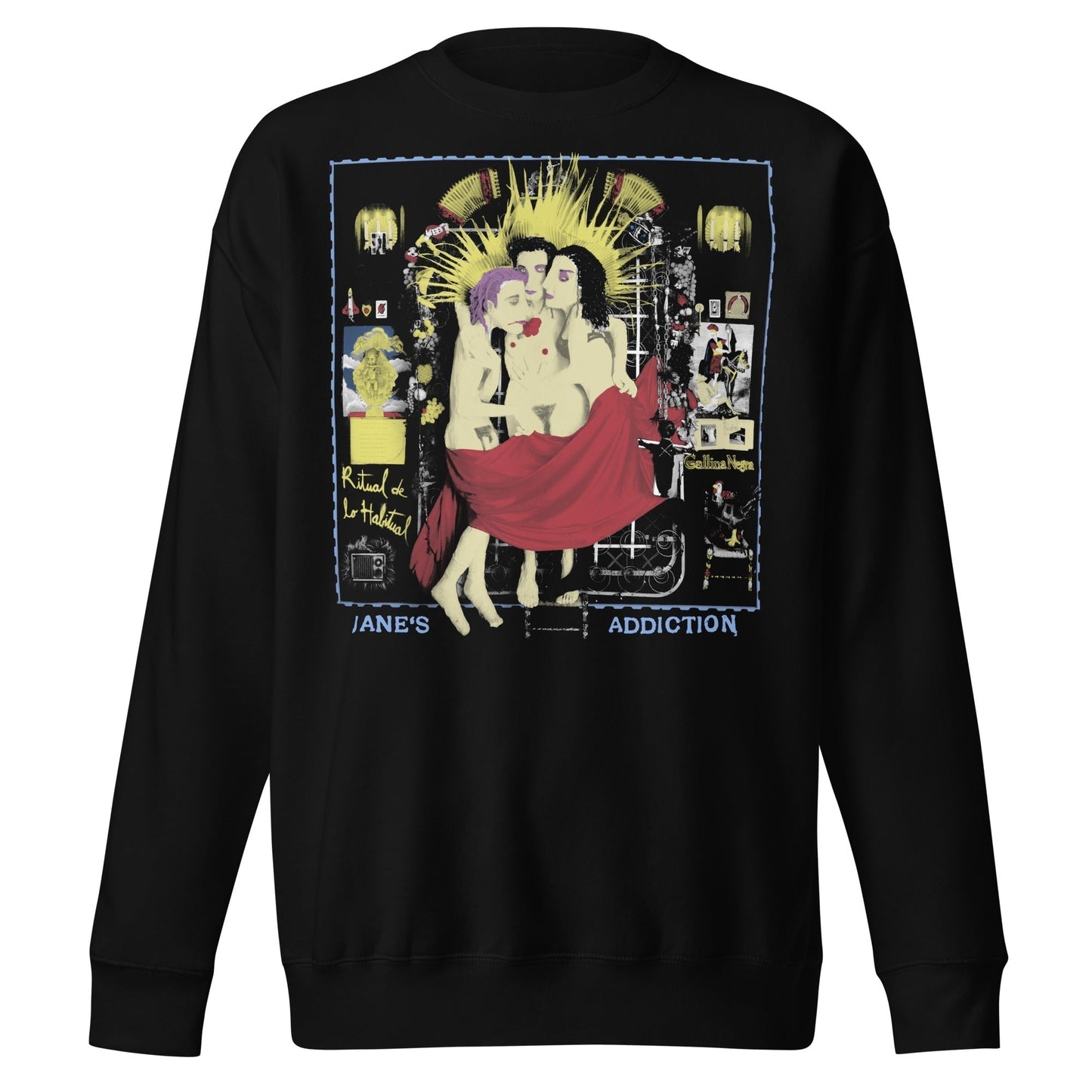 Janes Addiction Janes Addiction - Three Ladies Jumbo Print Sweatshirt