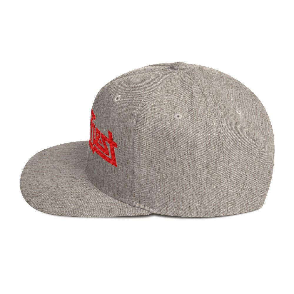 Judas Priest Judas Priest - Electric Logo Grey Snapback Hat