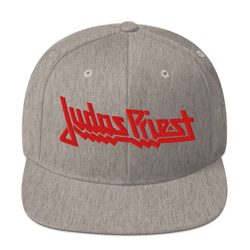 Judas Priest Judas Priest - Electric Logo Grey Snapback Hat