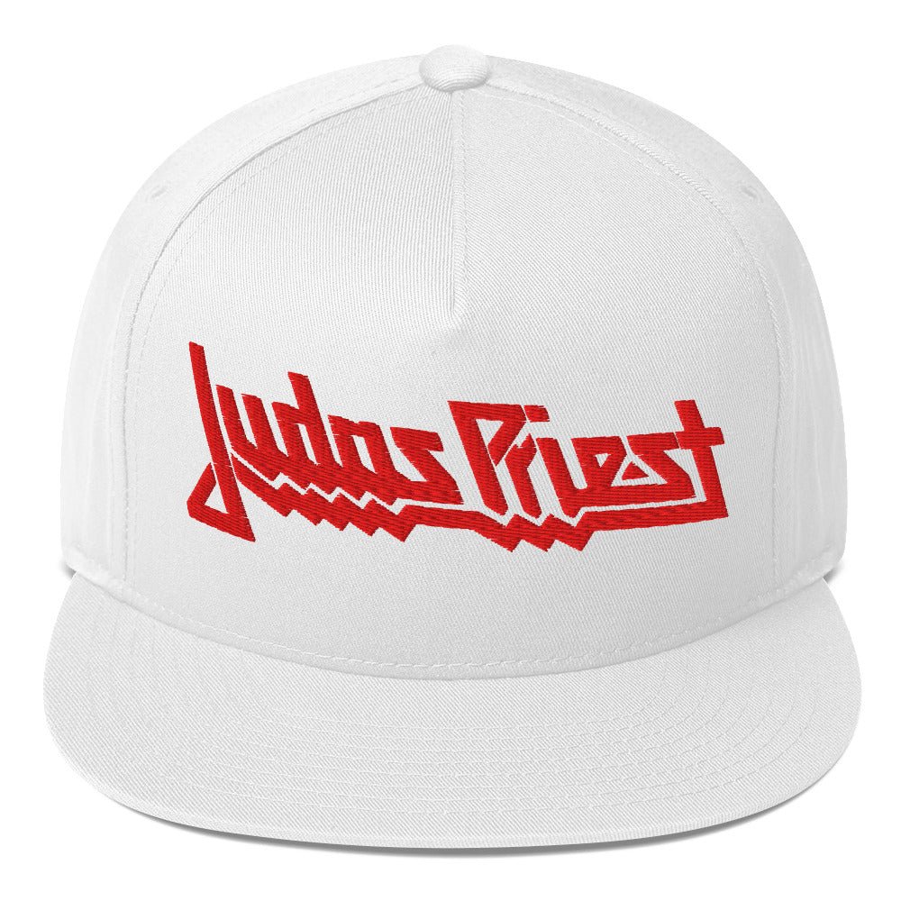 Judas Priest Judas Priest - Electric Logo White Snapback Hat