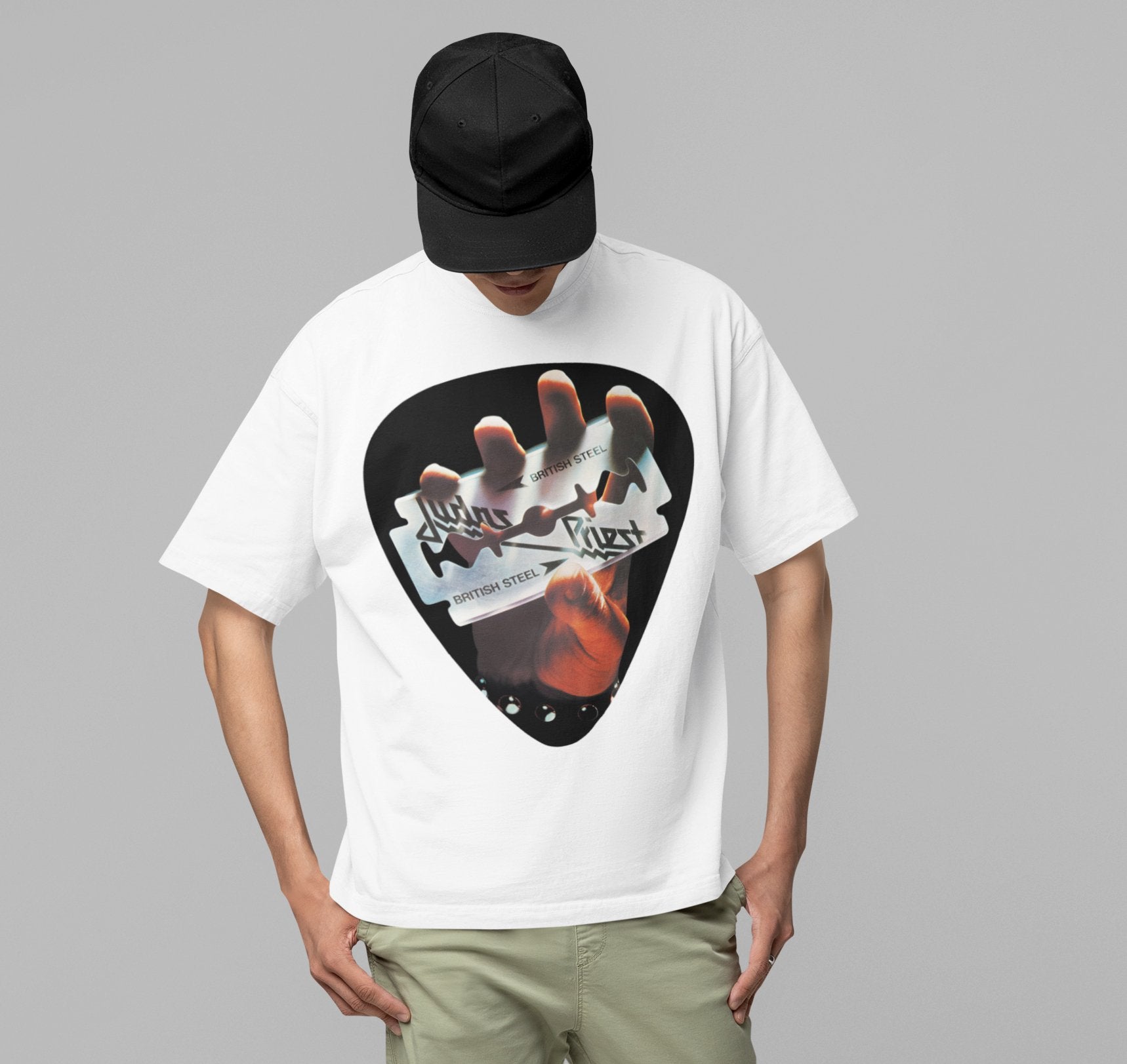 Judas Priest Judas Priest - British Steel Jumbo Print T-Shirt