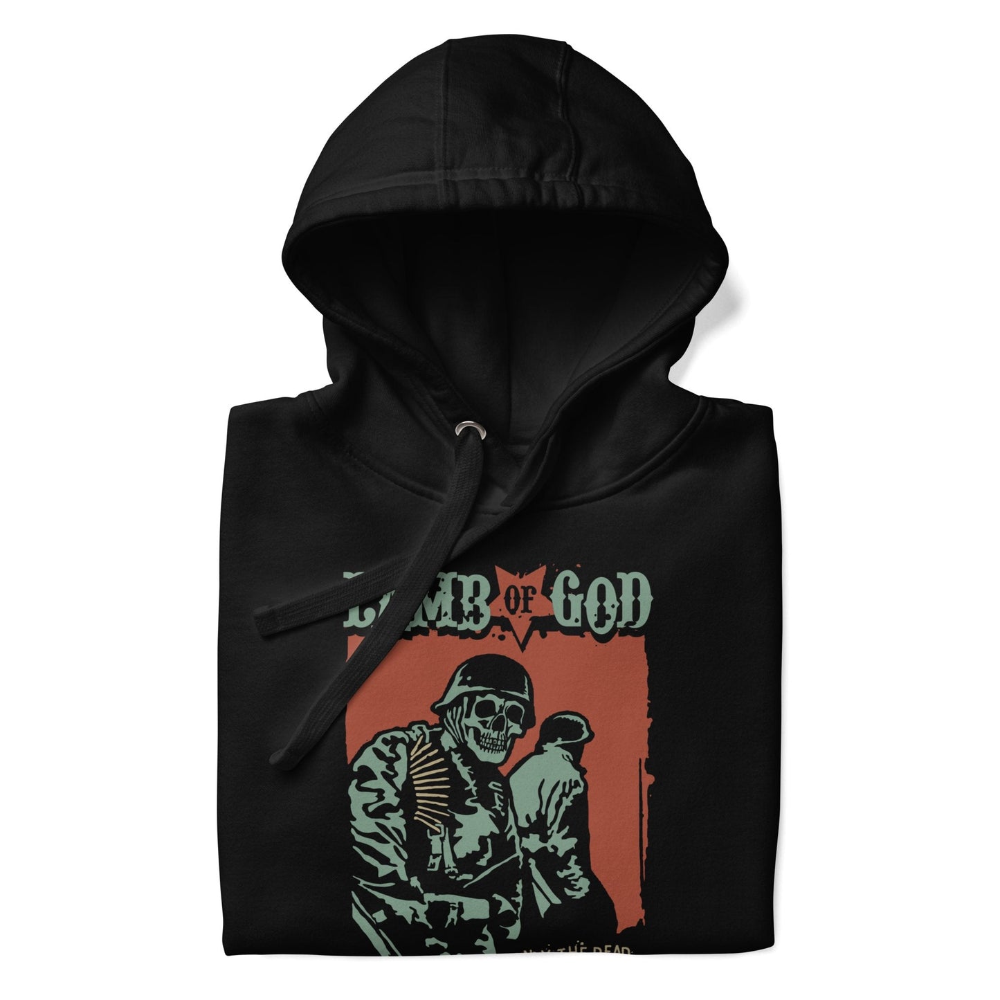 Lamb of God Lamb of God - Skeleton Army Plato Quote Classic Hoodie