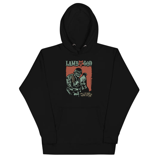 Lamb of God Lamb of God - Skeleton Army Plato Quote Classic Hoodie