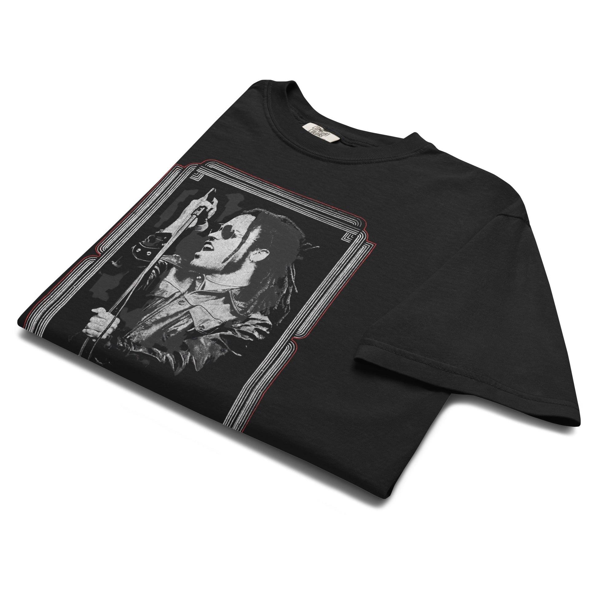 Lenny Kravitz Lenny Kravitz - American Women Mineral Wash T-Shirt