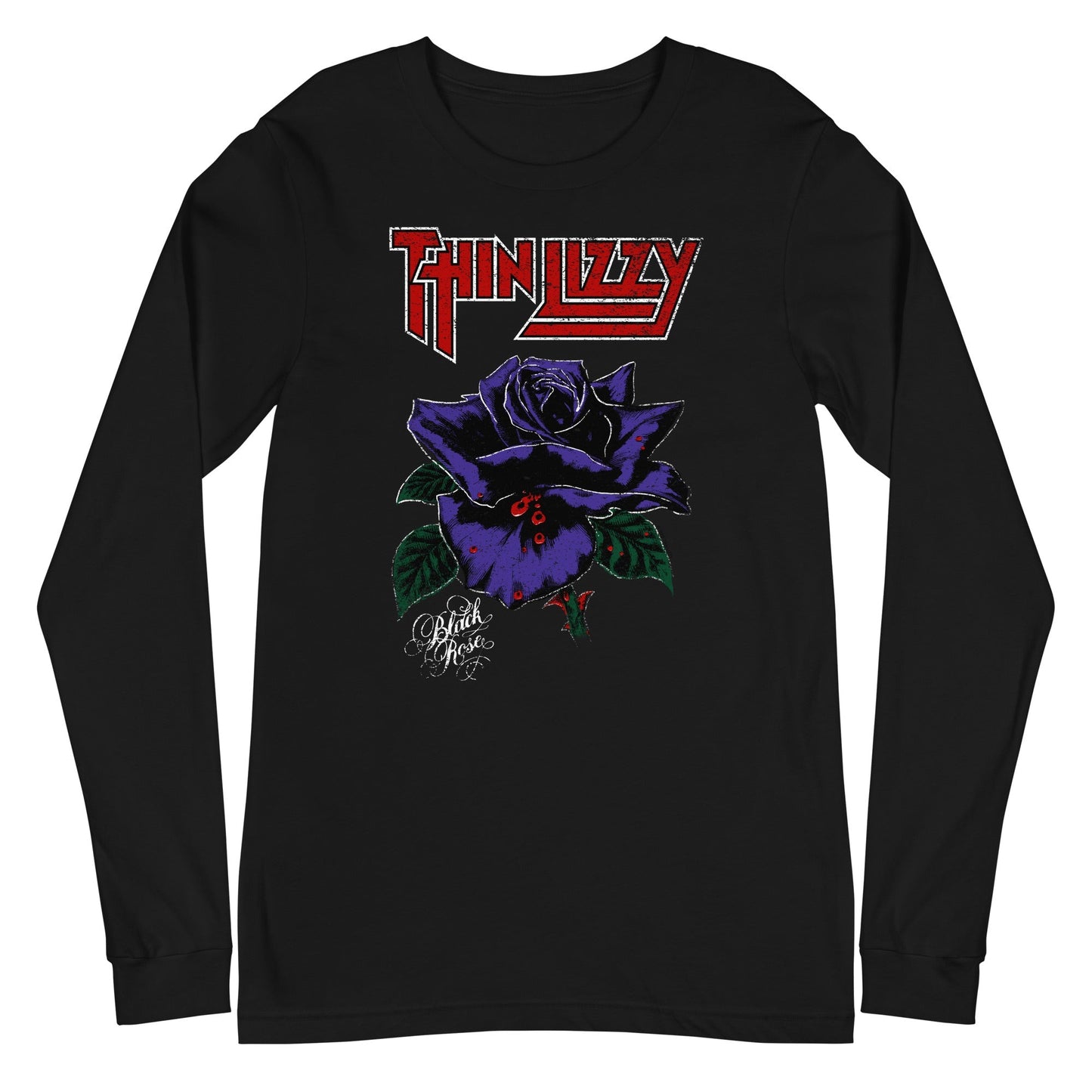 Thin Lizzy Thin Lizzy - Purple Rose Long Sleeve T-Shirt