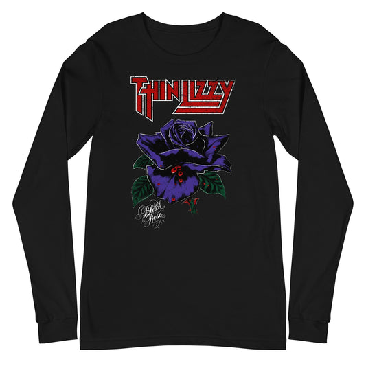 Thin Lizzy Thin Lizzy - Purple Rose Long Sleeve T-Shirt