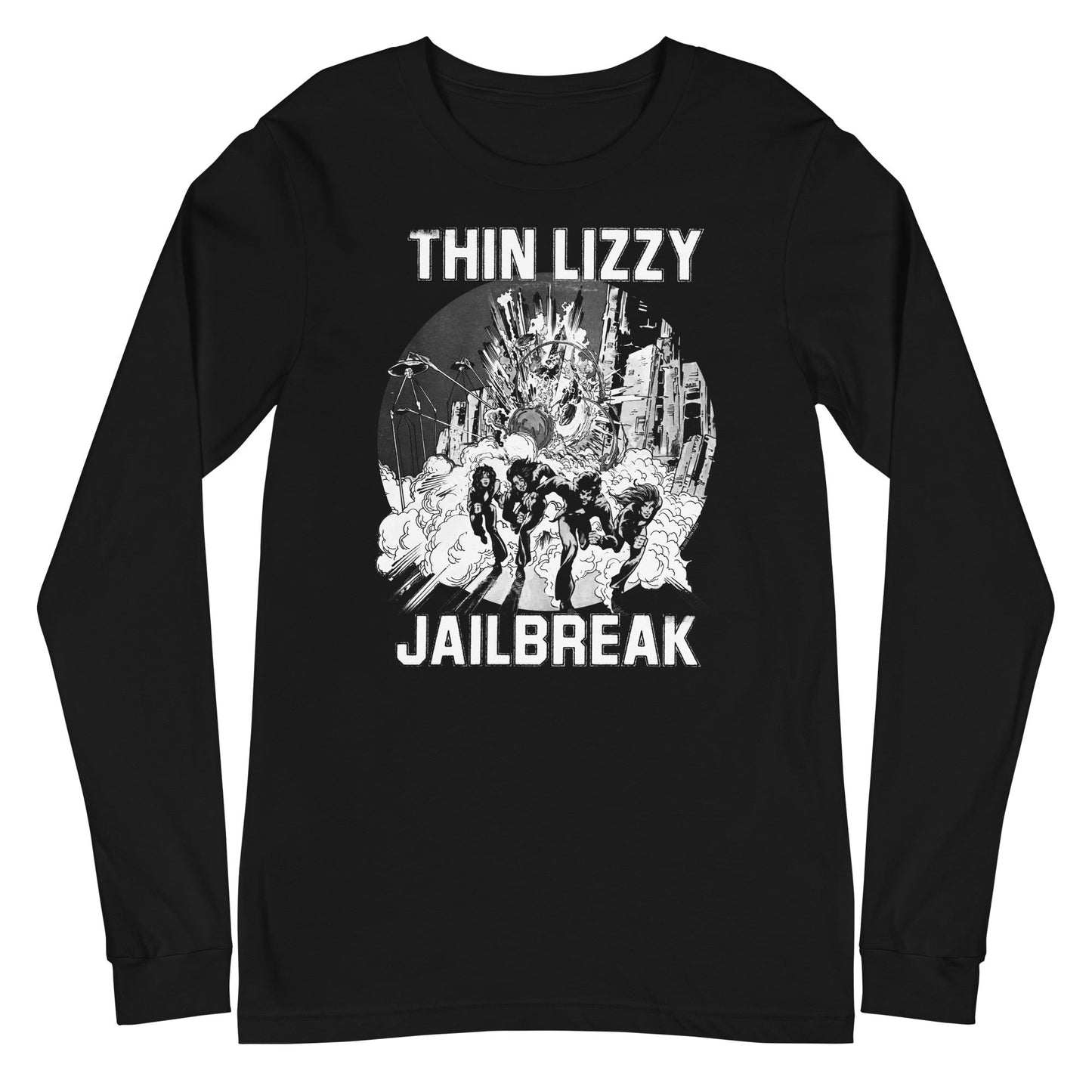 Thin Lizzy Thin Lizzy - White Jailbreak Long Sleeve T-Shirt