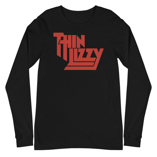 Thin Lizzy Thin Lizzy - Classic Red Logo Long Sleeve T-Shirt