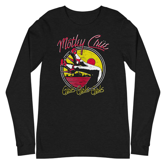 Motley Crue Motley Crue - Sunset Girls Long Sleeve T-Shirt