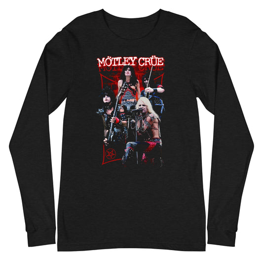 Motley Crue Motley Crue - Live Long Sleeve T-Shirt