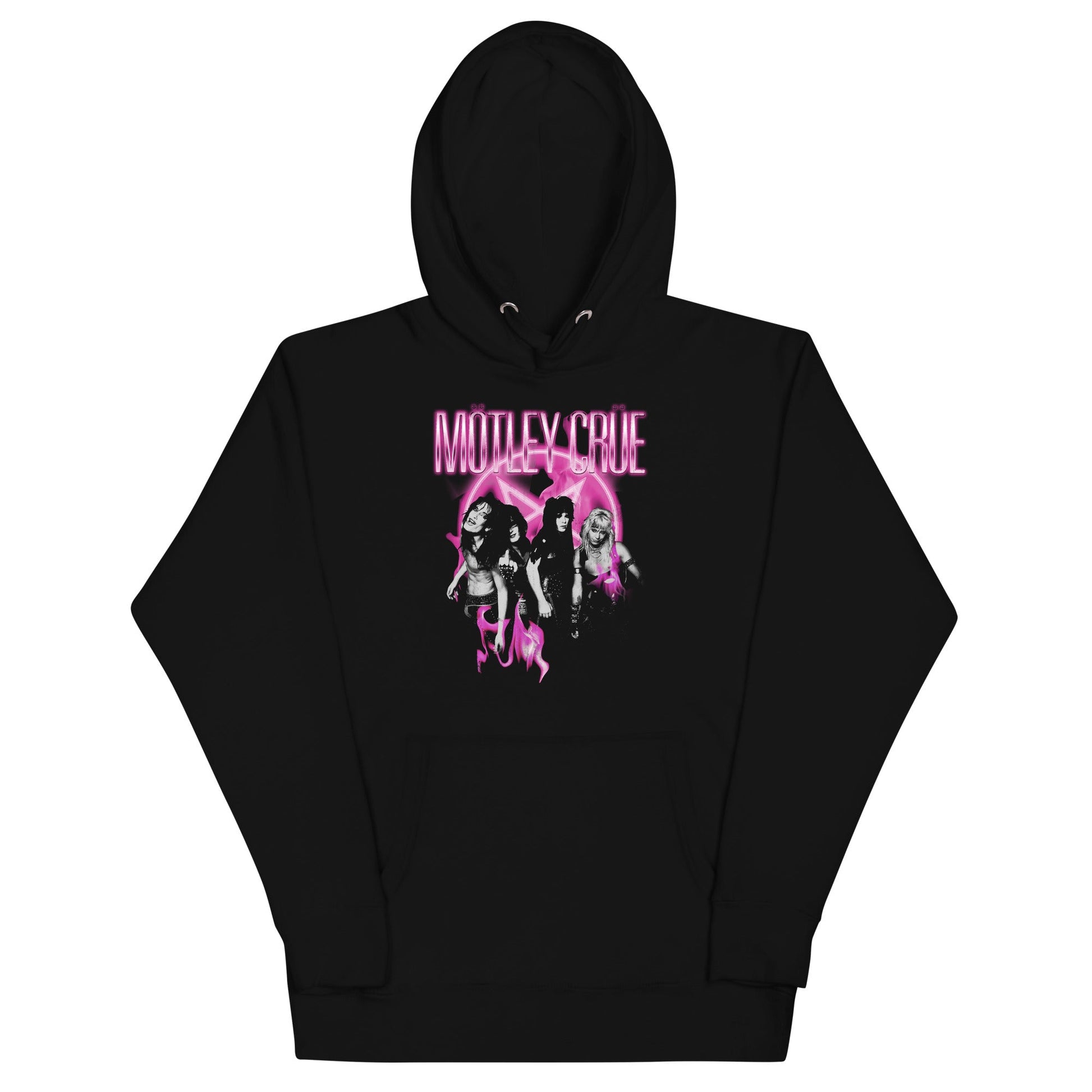 Motley Crue Motley Crue - Neon Pink Hoodie