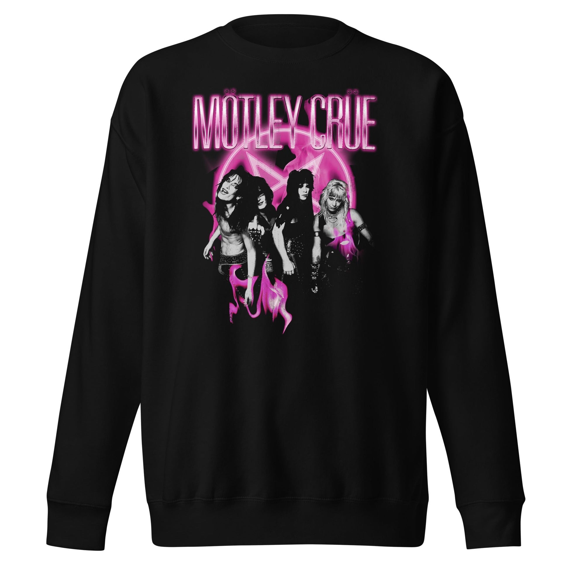 Motley Crue Motley Crue - Neon Pink Sweatshirt