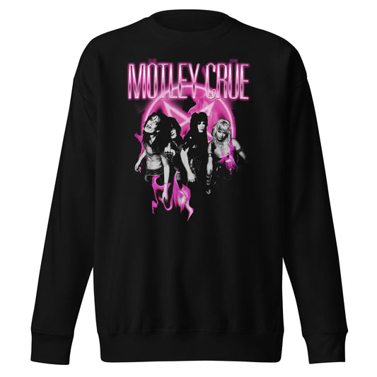 Motley Crue Motley Crue - Neon Pink Sweatshirt