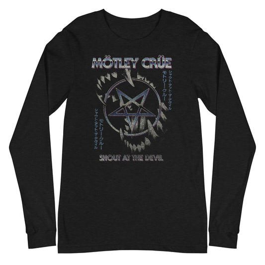 Motley Crue Motley Crue - Pentagram Long Sleeve T-Shirt