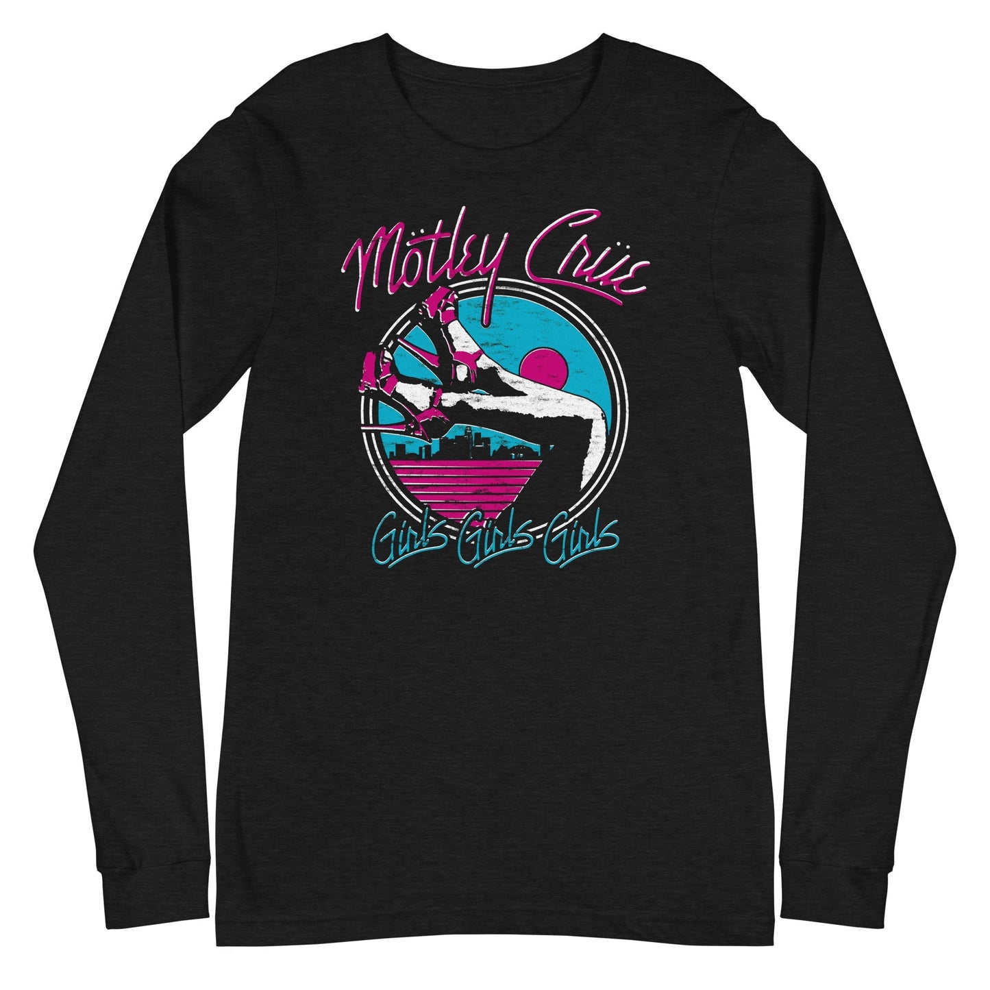 Motley Crue Motley Crue - Miami Girls Long Sleeve T-Shirt