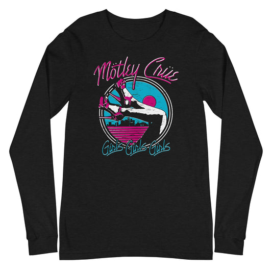 Motley Crue Motley Crue - Miami Girls Long Sleeve T-Shirt