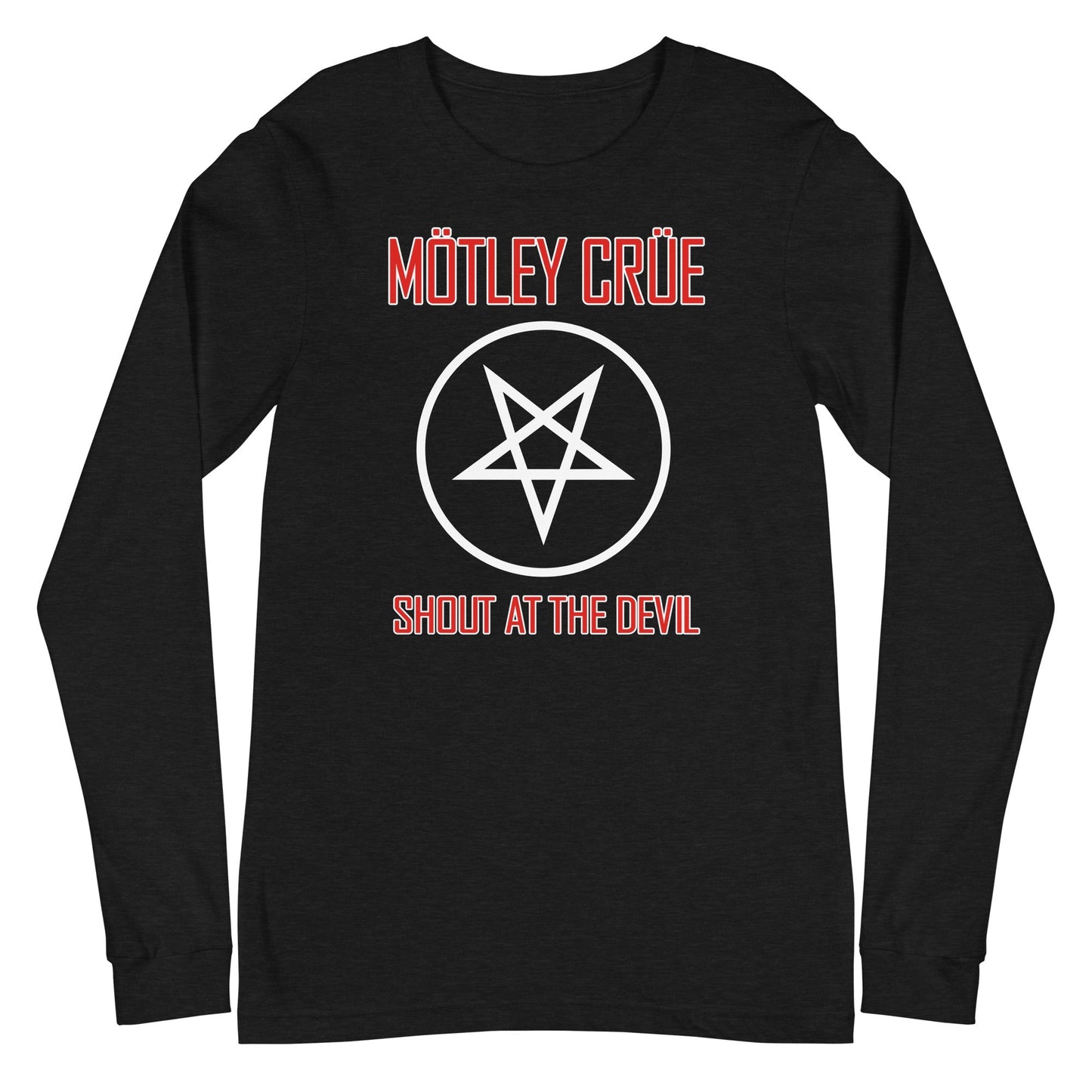 Motley Crue Motley Crue - Pentagram Shout Long Sleeve T-Shirt