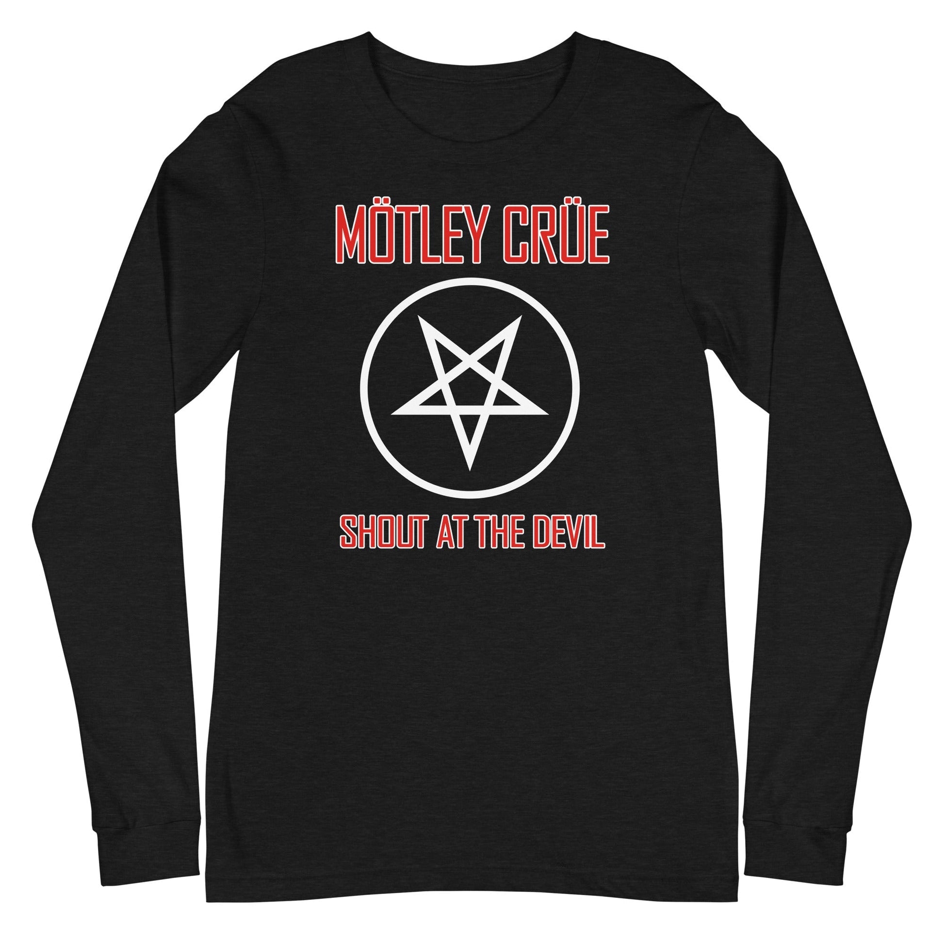 Motley Crue Motley Crue - Pentagram Shout Long Sleeve T-Shirt