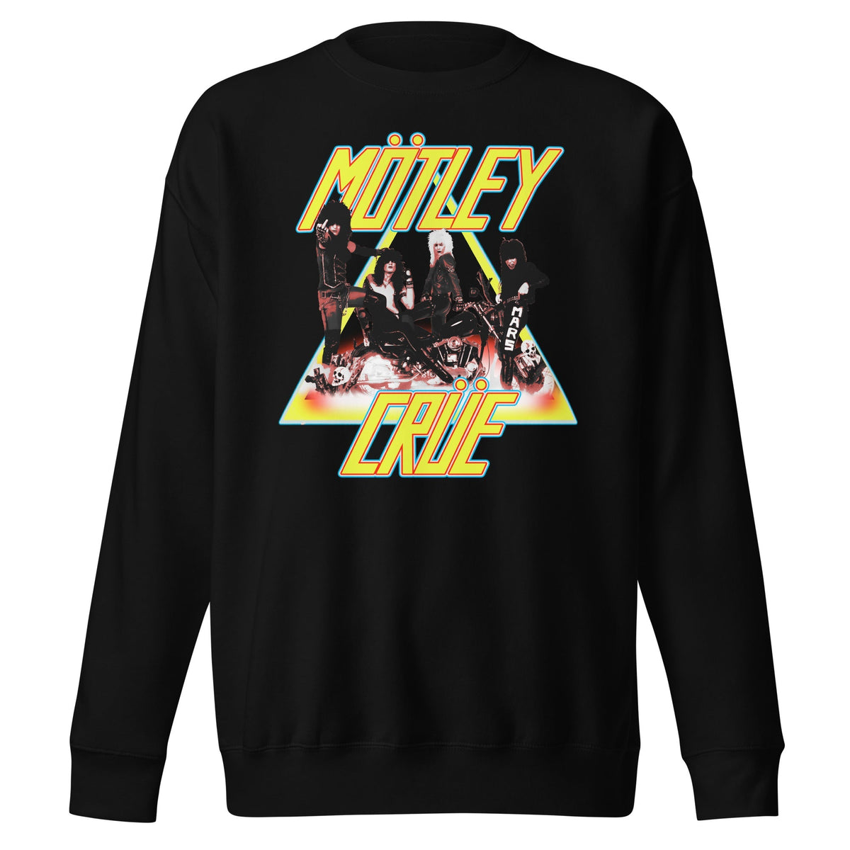 Le Triangle Racket Merch Motley Crue - Triangle Logo Sweatshirt MCRU1031S | Rockabilia Merch Store