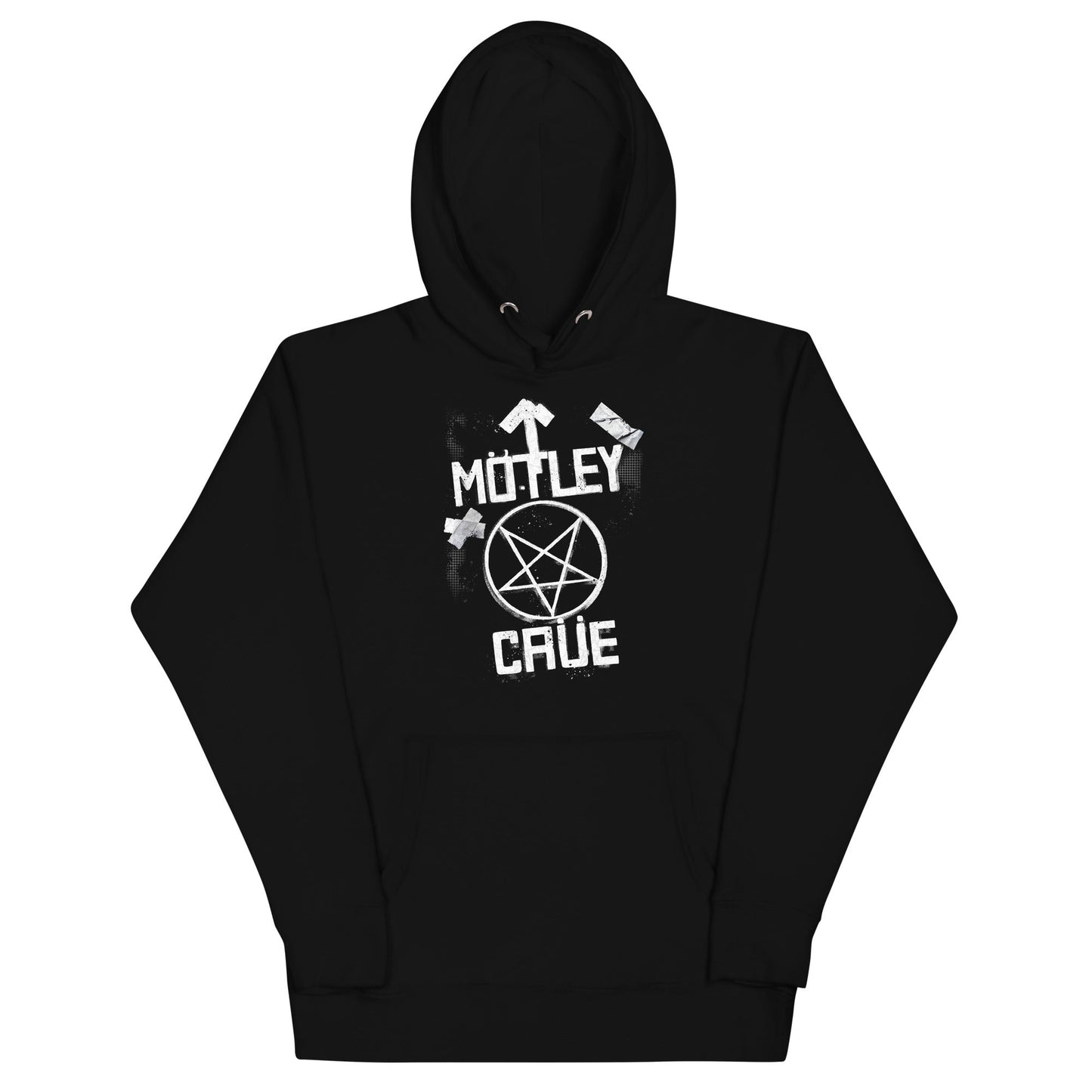 Motley Crue Motley Crue - Black and White Logo Hoodie