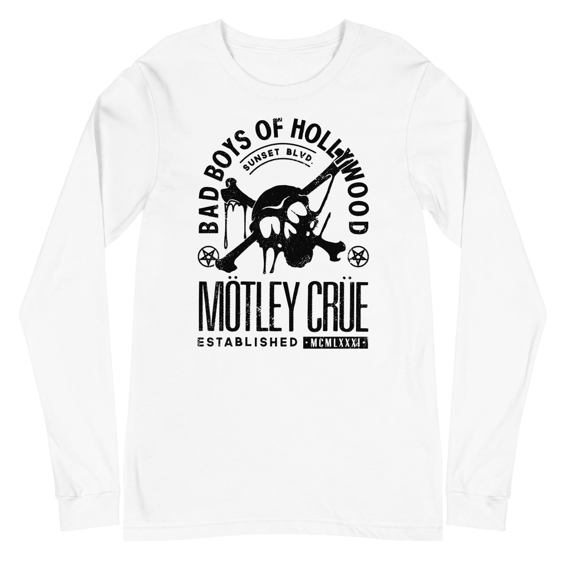 Motley Crue Motley Crue - Bad Boys of Hollywood Long Sleeve T-Shirt