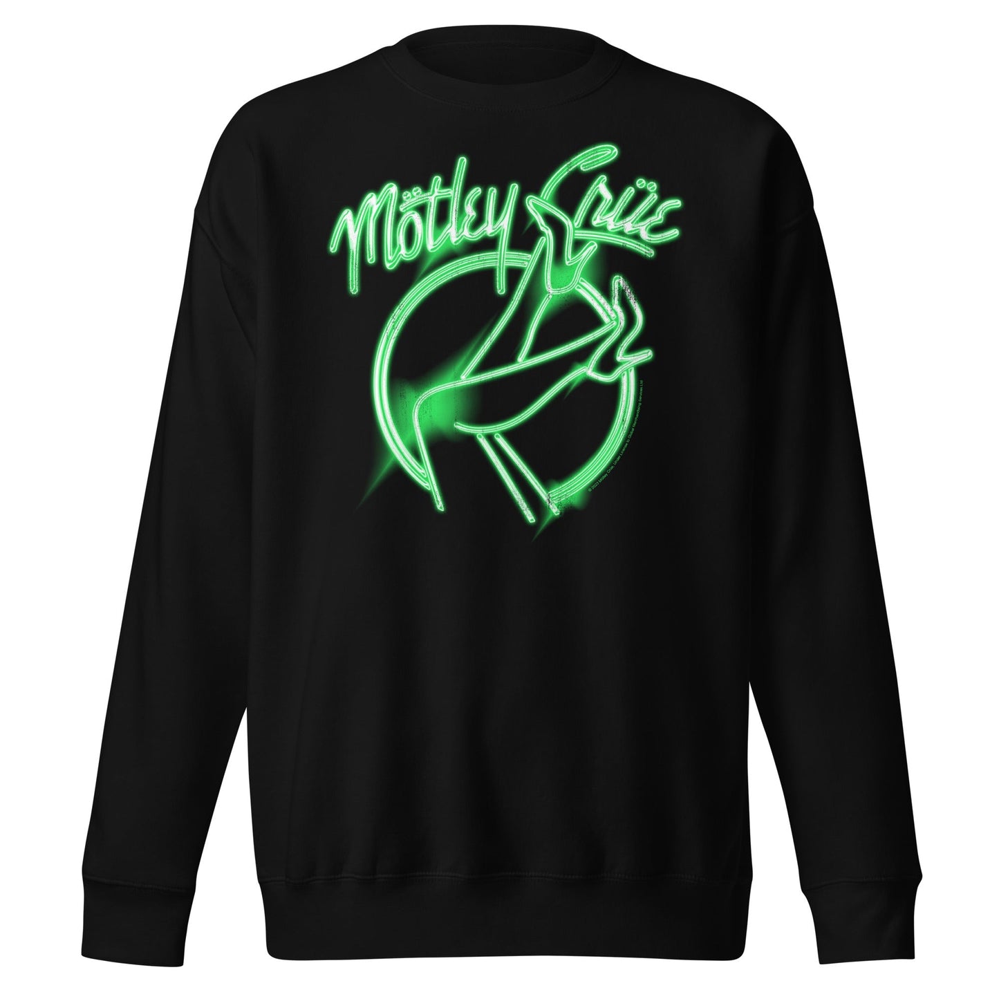 Motley Crue Motley Crue - Neon Green Girls Sweatshirt