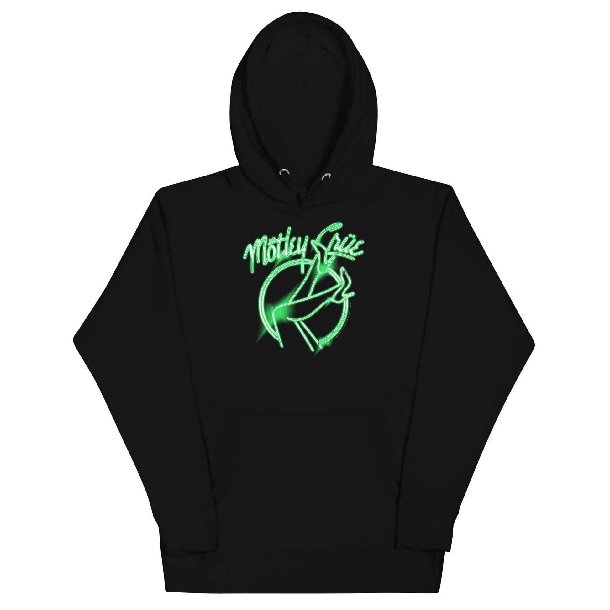 Motley Crue Motley Crue - Neon Green Girls Hoodie