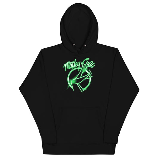 Motley Crue Motley Crue - Neon Green Girls Hoodie