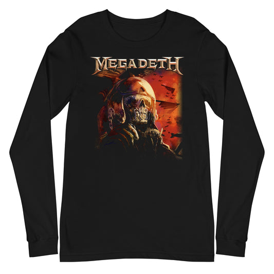 Megadeth Megadeth - Vic Staring Long Sleeve T-Shirt