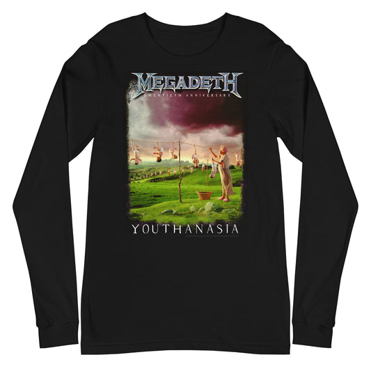 Megadeth Megadeth - 20th Youthanasia Long Sleeve T-Shirt