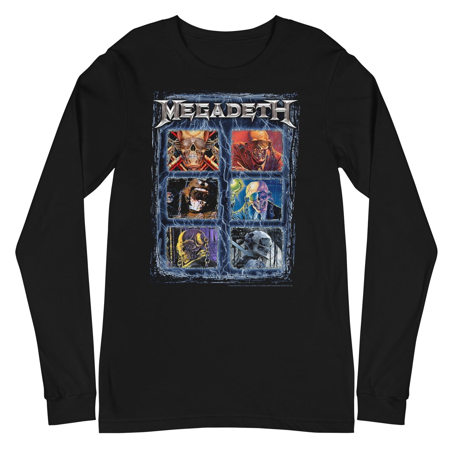Megadeth Megadeth - Six Vics Long Sleeve T-Shirt