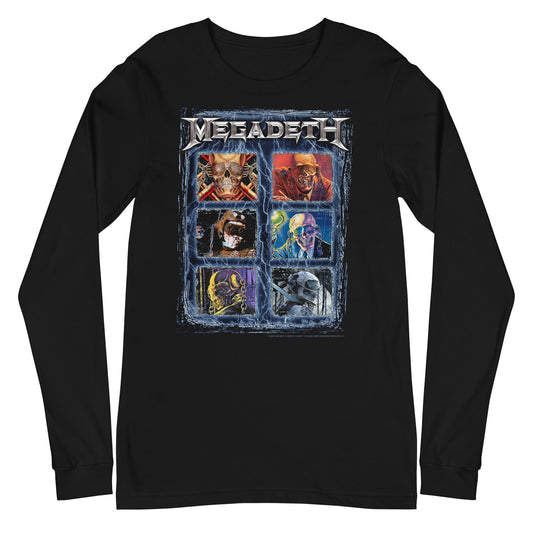 Megadeth Megadeth - Six Vics Long Sleeve T-Shirt
