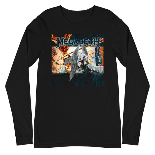 Megadeth Megadeth - Angel Flames Long Sleeve T-Shirt