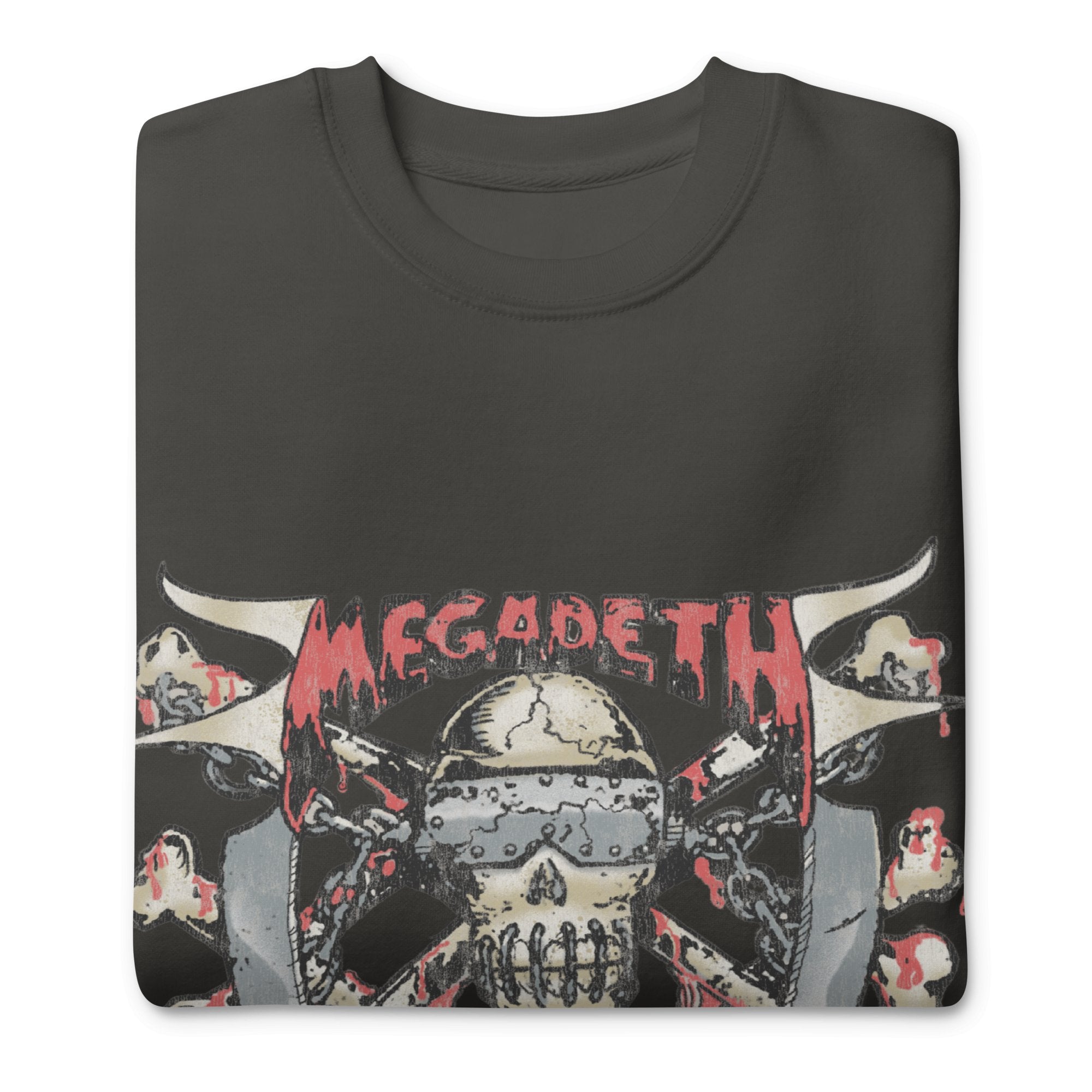 Megadeth - Hand Painted Vic Jumbo Print Sweatshirt MEGA1035SG ...