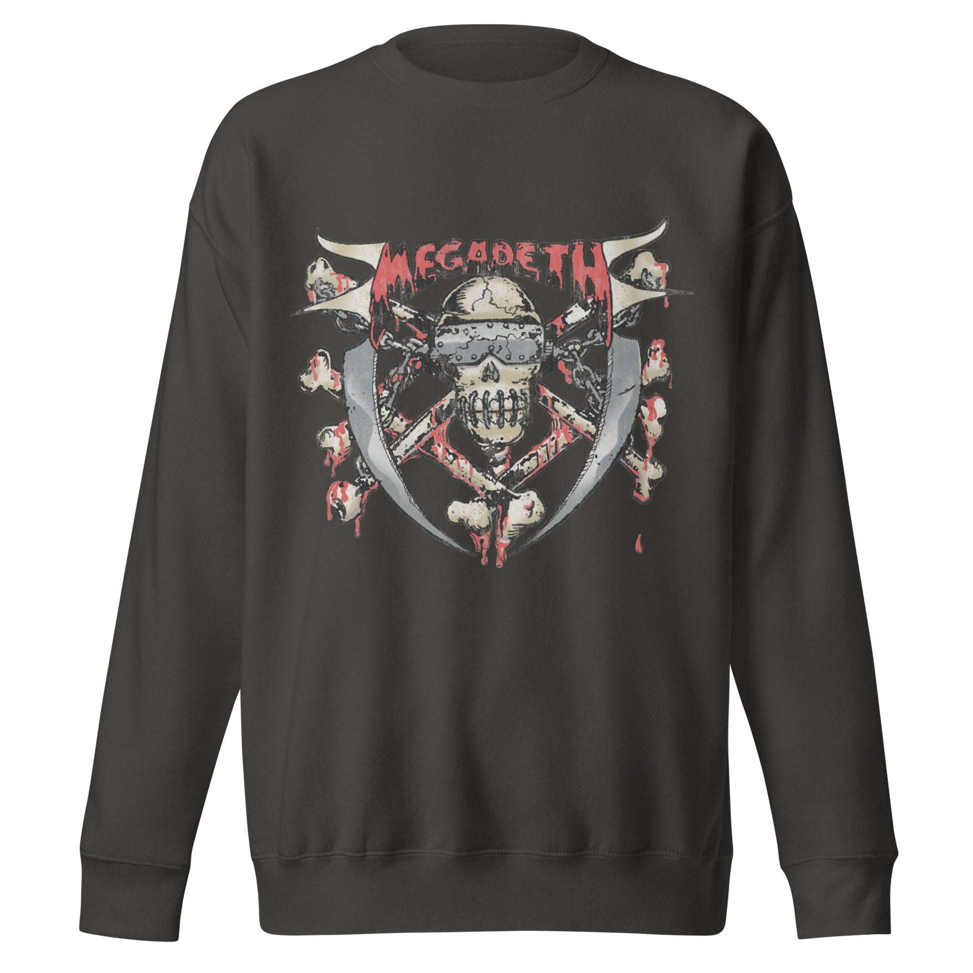 Megadeth Megadeth - Hand Painted Vic Jumbo Print Sweatshirt