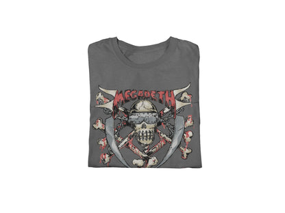 Megadeth Megadeth - Hand Painted Vic Jumbo Print T-Shirt