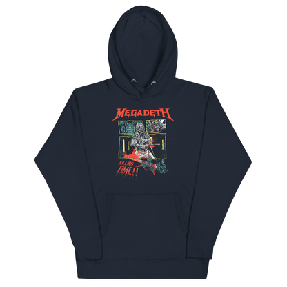 Megadeth Megadeth - Killing Time Hoodie - Navy