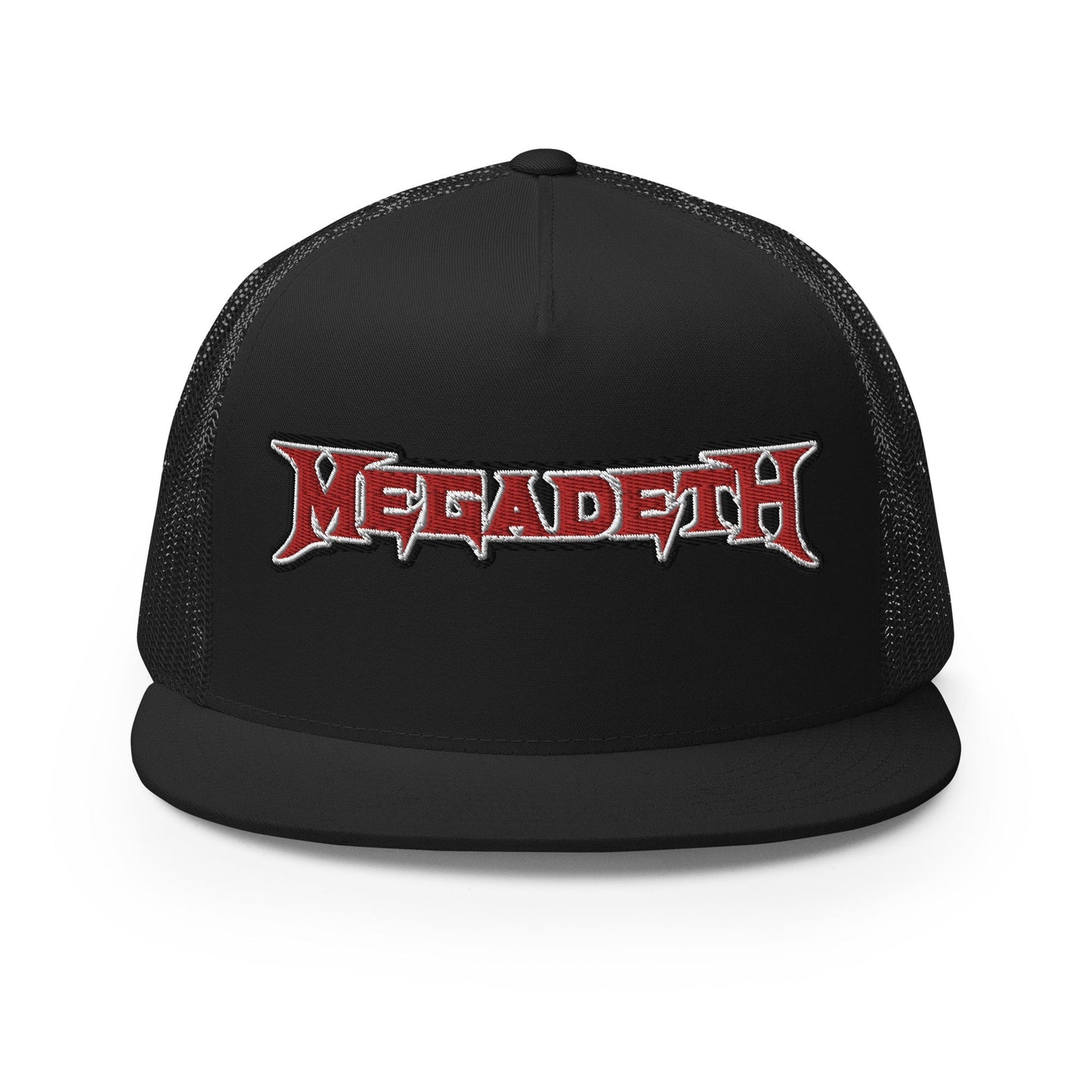 Megadeth Megadeth - Logo Flat Brim Trucker Hat