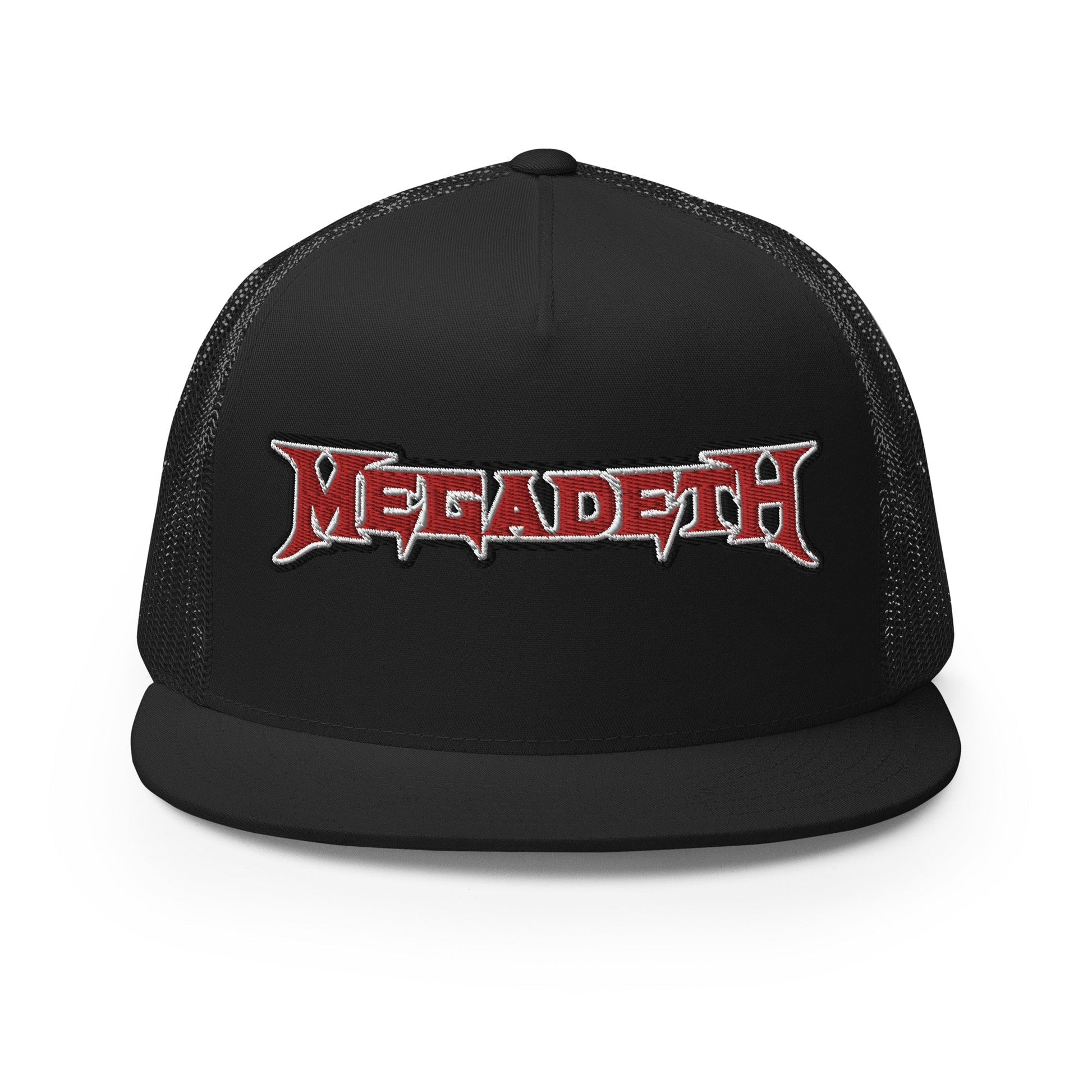 Megadeth Megadeth - Logo Flat Brim Trucker Hat