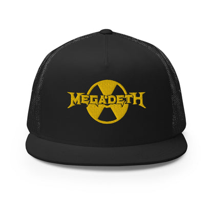 Megadeth Megadeth - Logo Flat Brim Trucker Hat