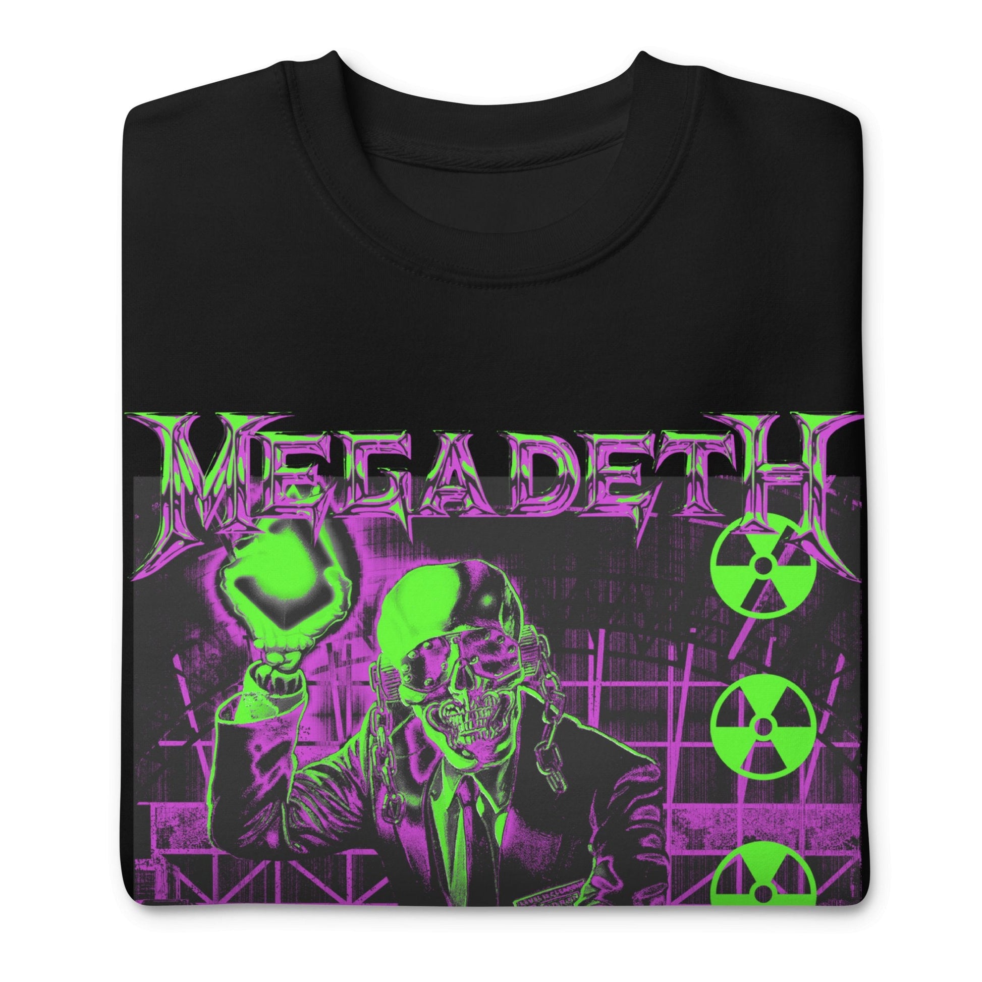 Megadeth Megadeth - Neon Rust Jumbo Print Sweatshirt