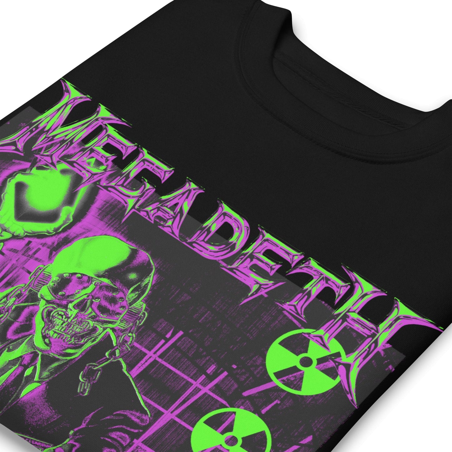 Megadeth Megadeth - Neon Rust Jumbo Print Sweatshirt