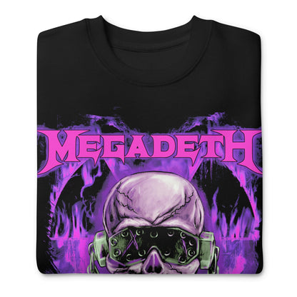 Megadeth Megadeth - Purple Nuclear Jumbo Print Sweatshirt
