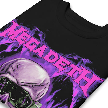 Megadeth Megadeth - Purple Nuclear Jumbo Print Sweatshirt