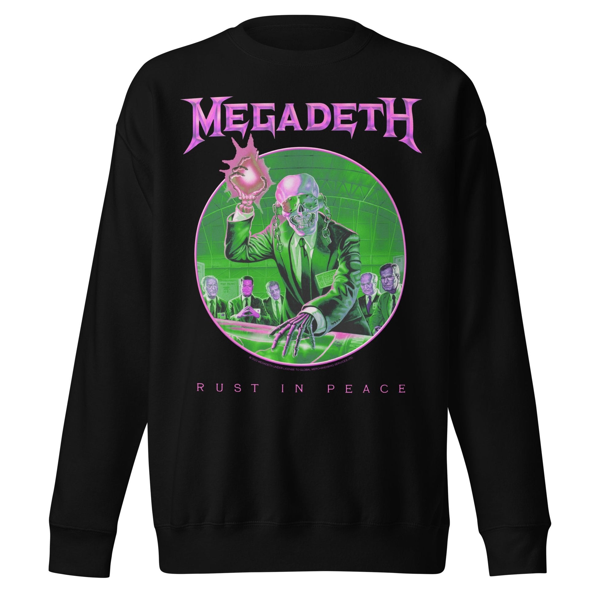 Megadeth Megadeth - Purple Rust Jumbo Print Sweatshirt