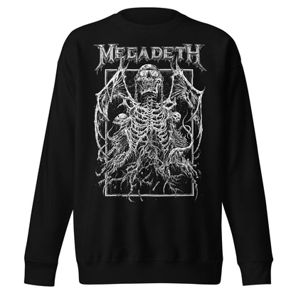 Megadeth Megadeth - Skeleton Wings Jumbo Print Sweatshirt