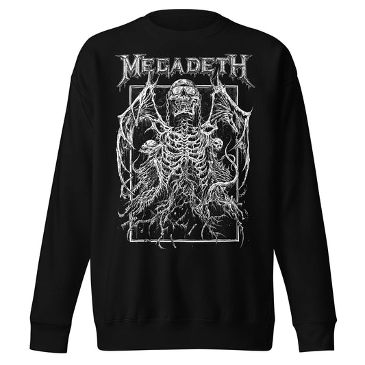 Megadeth Megadeth - Skeleton Wings Jumbo Print Sweatshirt