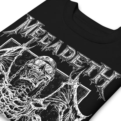 Megadeth Megadeth - Skeleton Wings Jumbo Print Sweatshirt